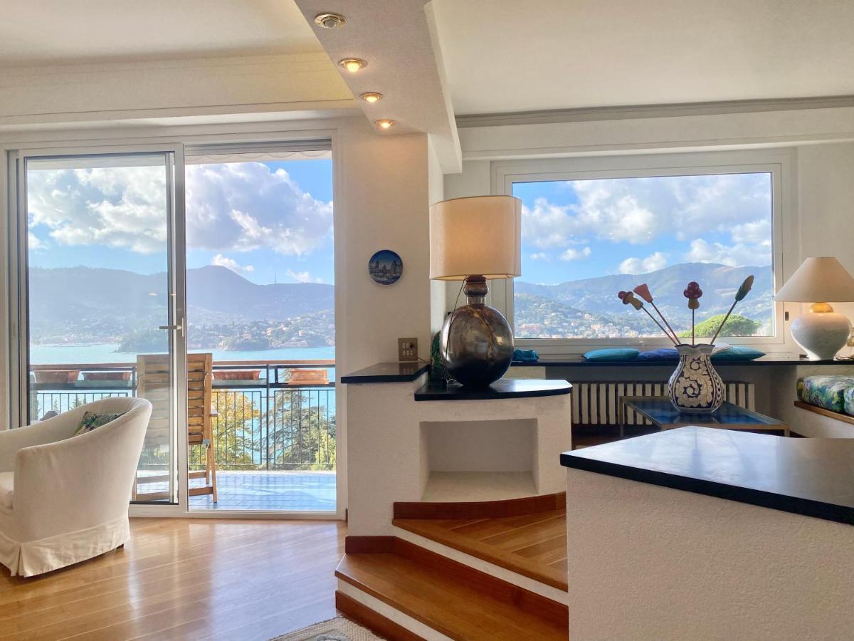 Welcome Riviera - Paradiso 12-Ultimo Restauro Nel 2025-Vista Mare Stupenda-Balcone Con Vista Meravigliosa Piu' Terrazza Solarium Sovrastante Di 70 Mq Esterna Rapallo Eksteriør billede