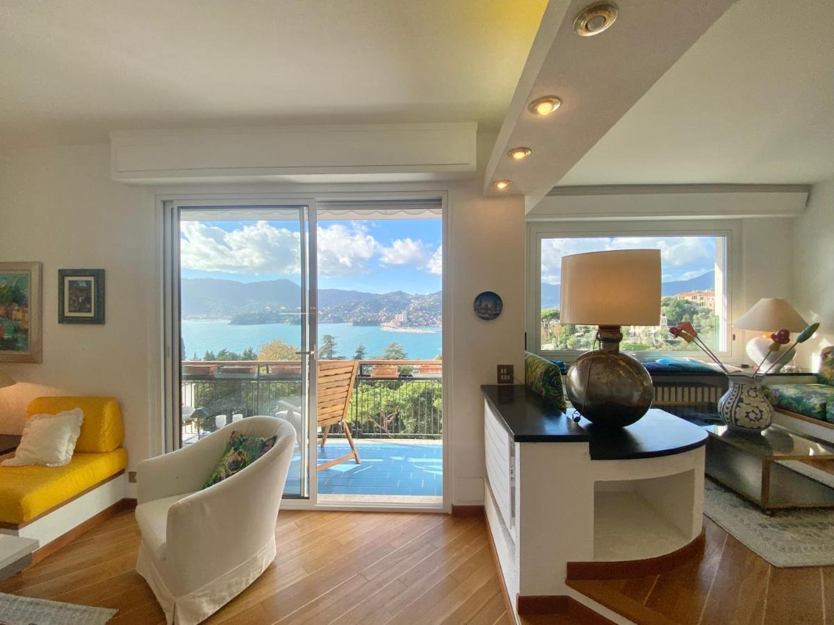 Welcome Riviera - Paradiso 12-Ultimo Restauro Nel 2025-Vista Mare Stupenda-Balcone Con Vista Meravigliosa Piu' Terrazza Solarium Sovrastante Di 70 Mq Esterna Rapallo Eksteriør billede