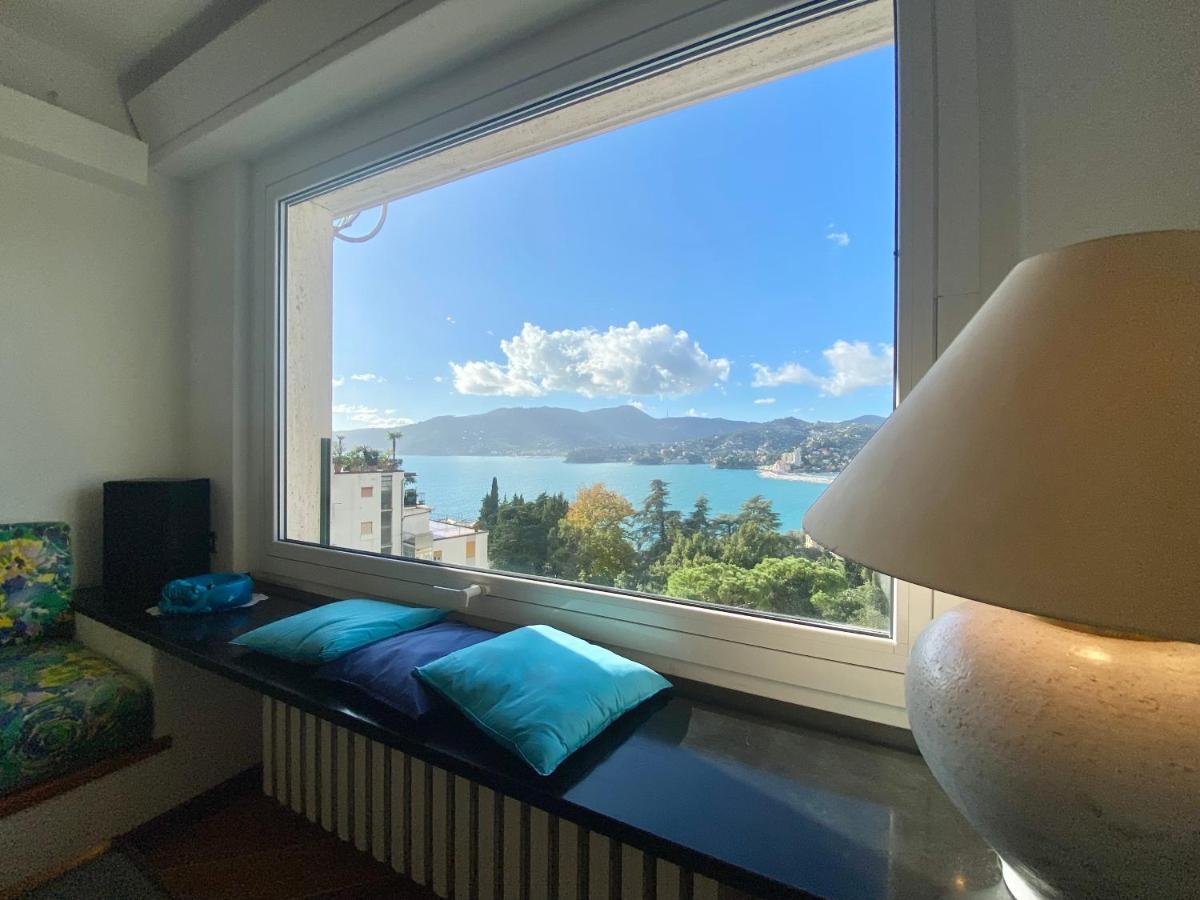 Welcome Riviera - Paradiso 12-Ultimo Restauro Nel 2025-Vista Mare Stupenda-Balcone Con Vista Meravigliosa Piu' Terrazza Solarium Sovrastante Di 70 Mq Esterna Rapallo Eksteriør billede