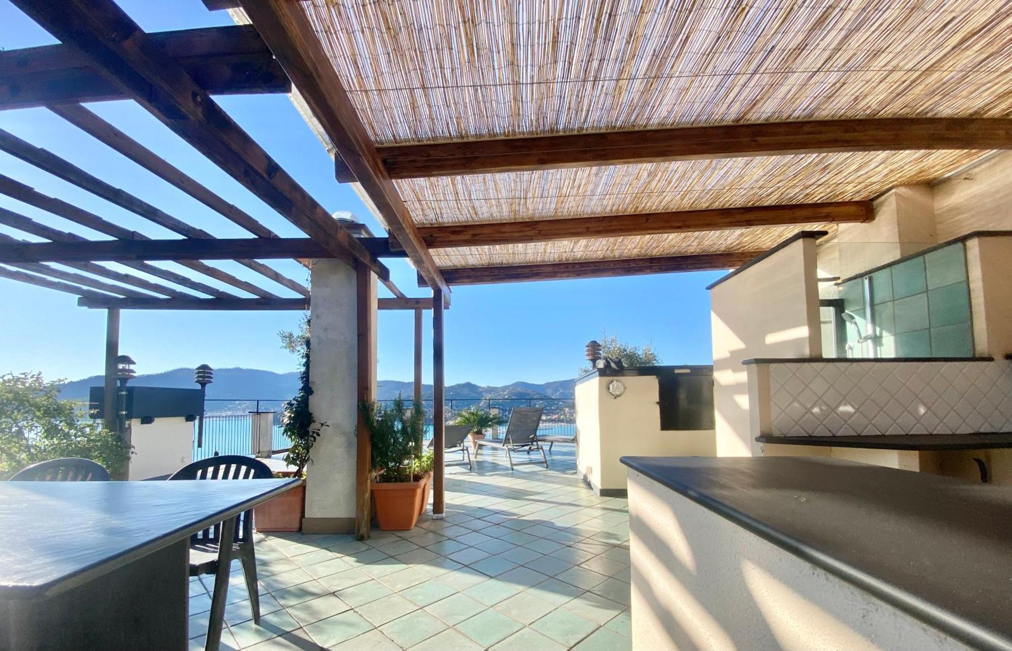 Welcome Riviera - Paradiso 12-Ultimo Restauro Nel 2025-Vista Mare Stupenda-Balcone Con Vista Meravigliosa Piu' Terrazza Solarium Sovrastante Di 70 Mq Esterna Rapallo Eksteriør billede