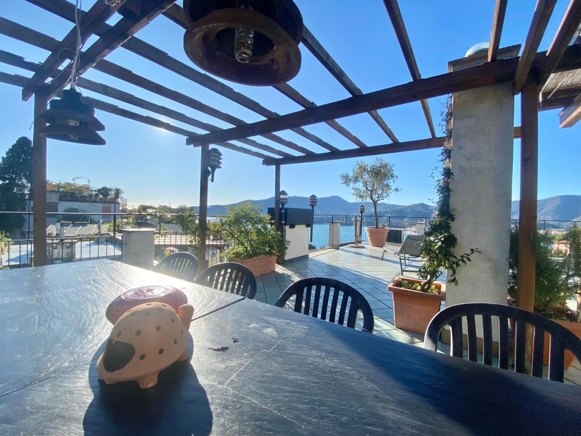 Welcome Riviera - Paradiso 12-Ultimo Restauro Nel 2025-Vista Mare Stupenda-Balcone Con Vista Meravigliosa Piu' Terrazza Solarium Sovrastante Di 70 Mq Esterna Rapallo Eksteriør billede