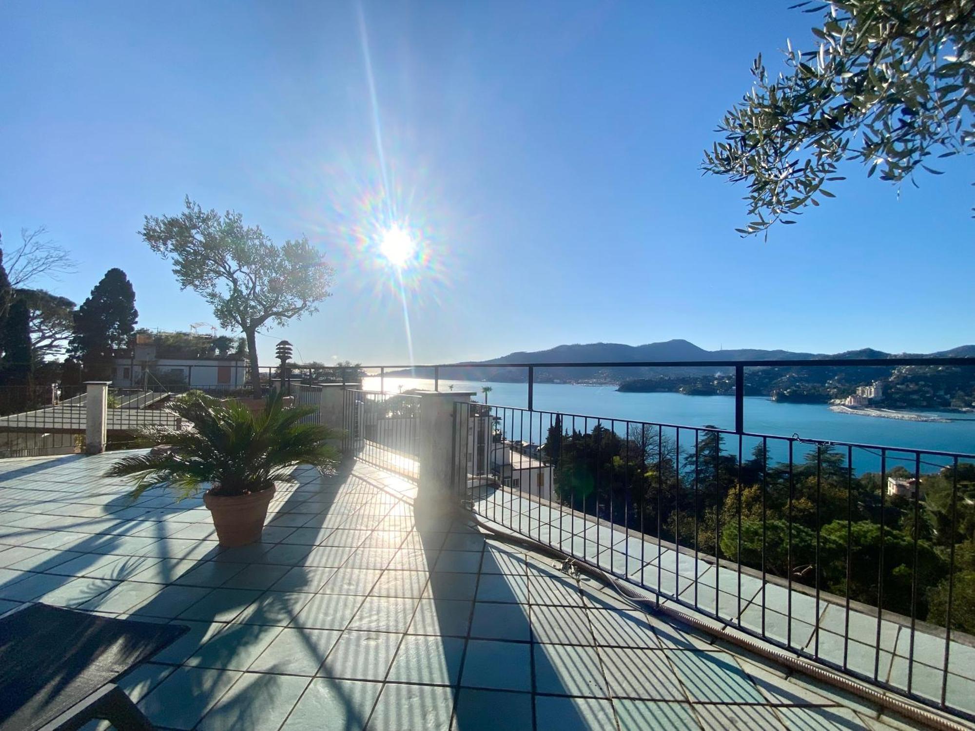 Welcome Riviera - Paradiso 12-Ultimo Restauro Nel 2025-Vista Mare Stupenda-Balcone Con Vista Meravigliosa Piu' Terrazza Solarium Sovrastante Di 70 Mq Esterna Rapallo Eksteriør billede